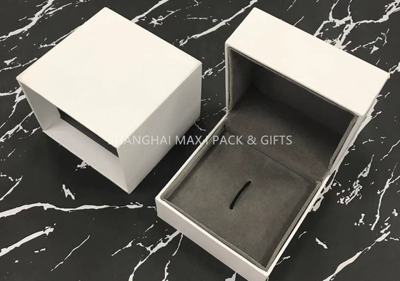 Porcellana Scatole d'imballaggio del lusso normale di qualità superiore, contenitore di regalo bianco opaco opaco al minuto elegante fornitore
